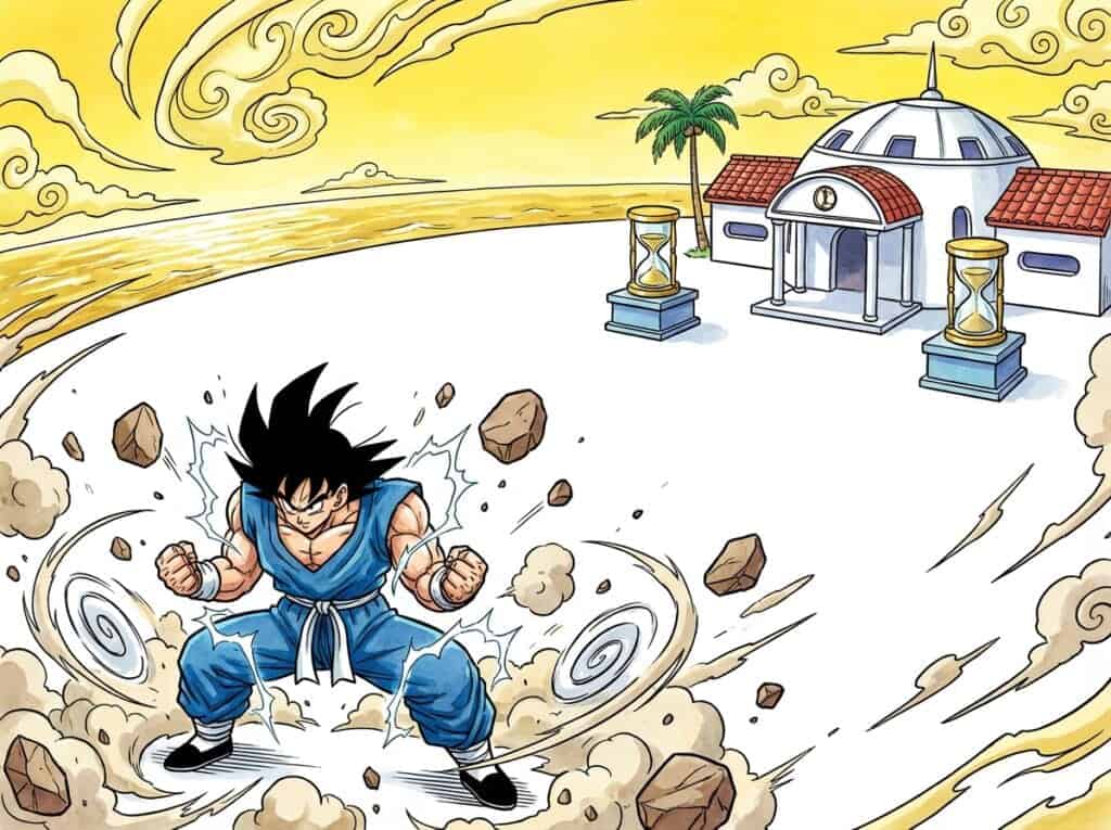 Hyperbolic Time Chamber Training Calculator - Saiyan Warrior