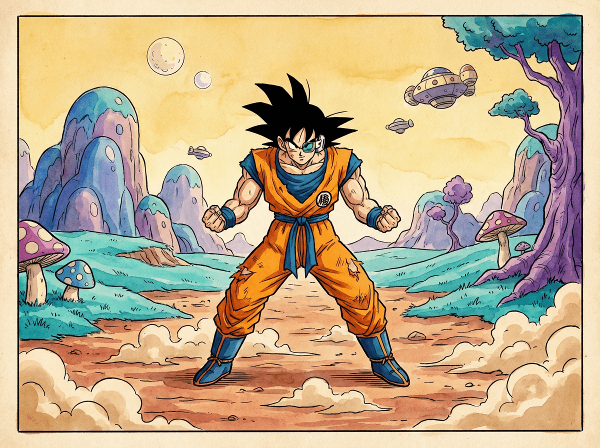 Netaro Planet Netaro - Saiyan Warrior