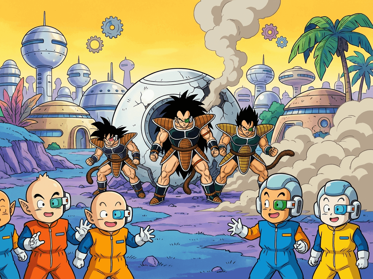 The Arrival Of The Saiyan Refugees