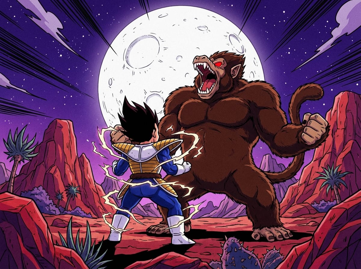 The Rare Full Moon and Oozaru Transformation