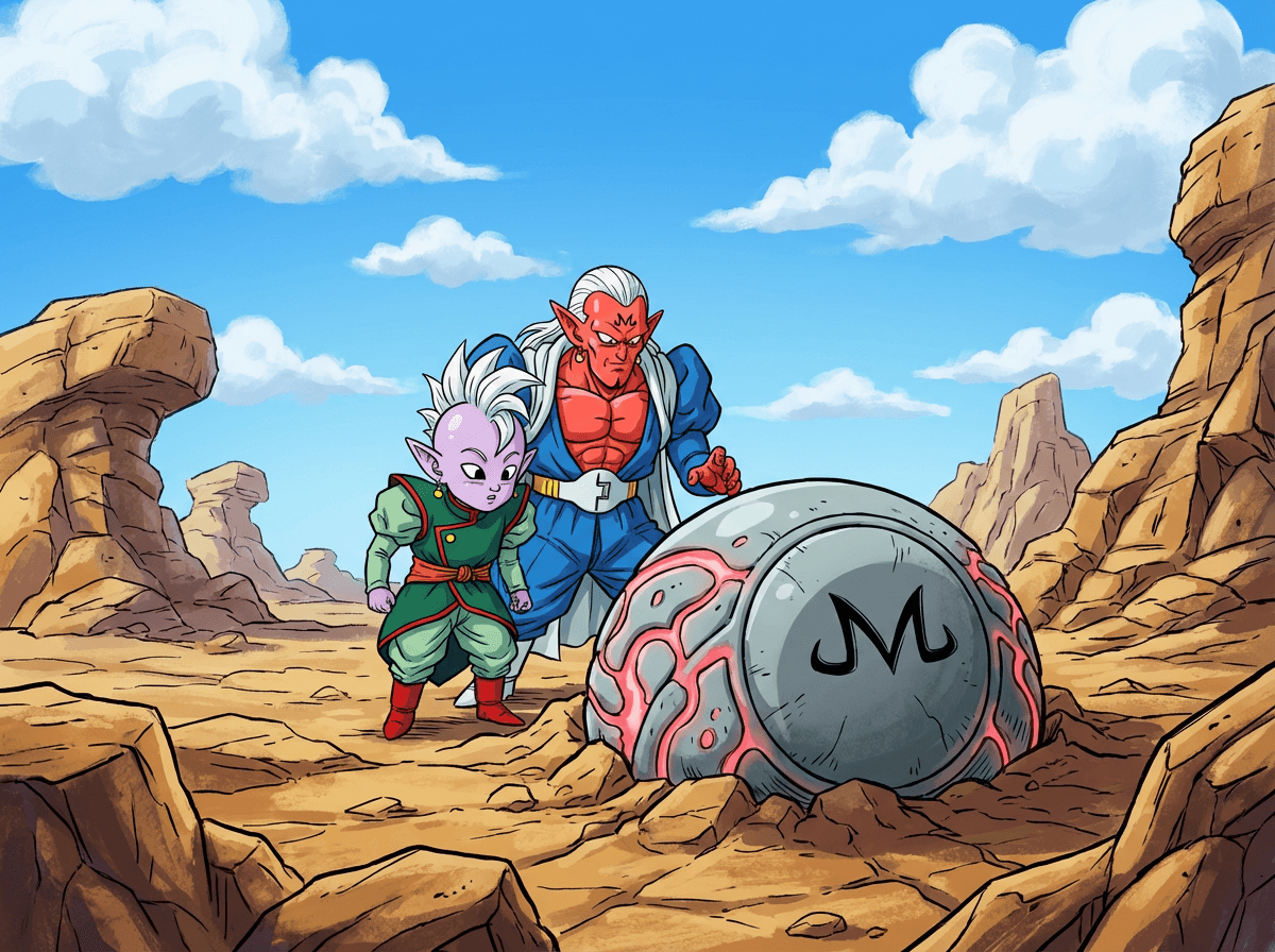 The Search for the Sealed Monster Majin Buu