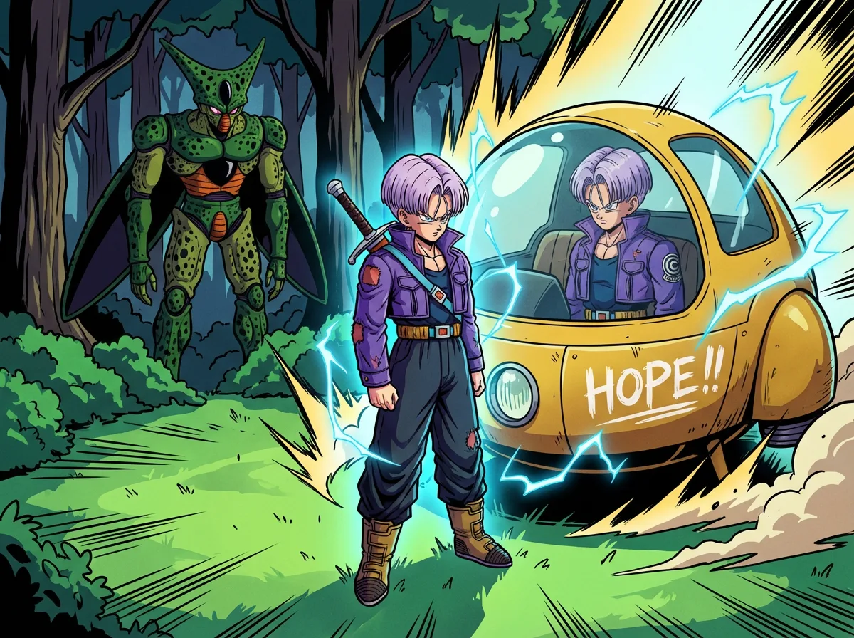 Time Travel And The Cell Saga Connection