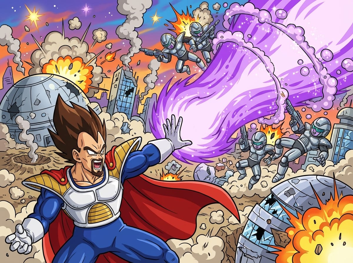 King Vegeta And The Ten Year Rebellion