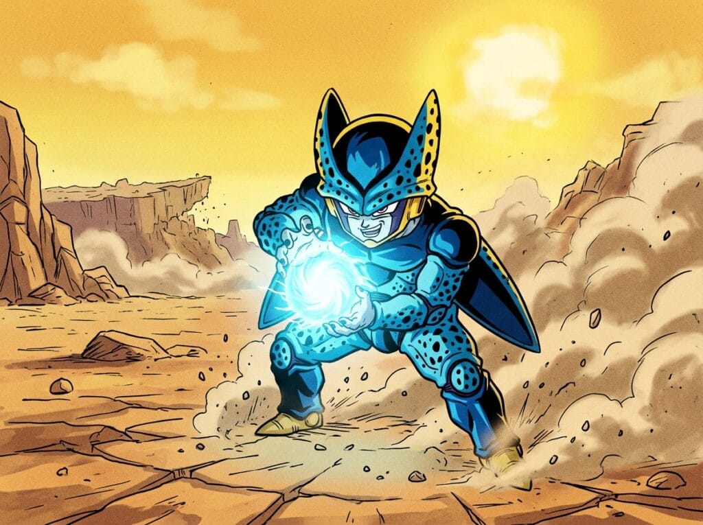 Cell Jr Pattern Cell Jr - Saiyan Warrior