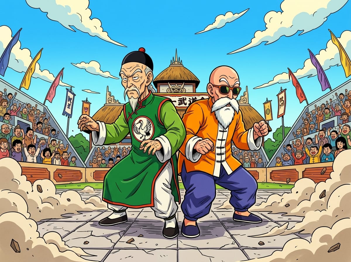 Rivalry Between Turtle And Crane Schools