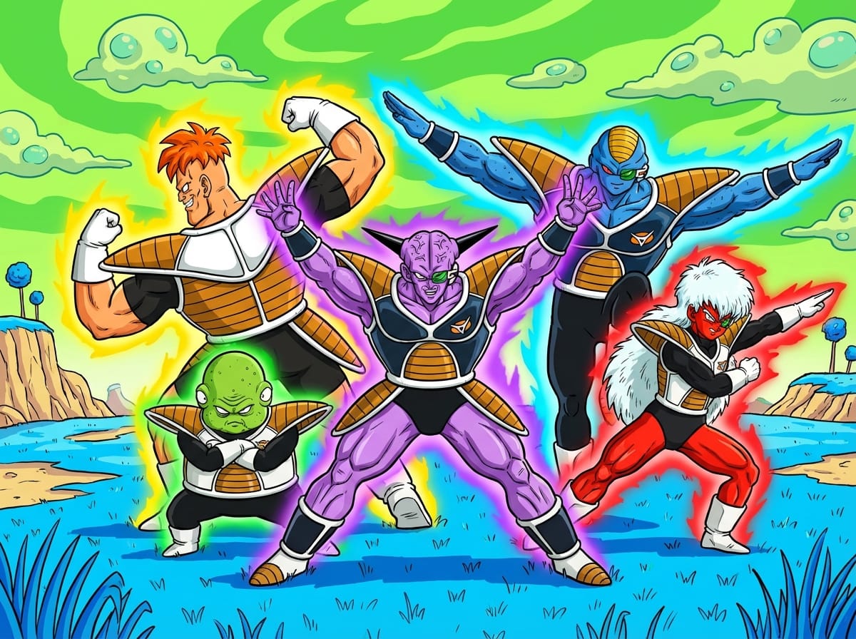 The Ginyu Force And Elite Mercenaries