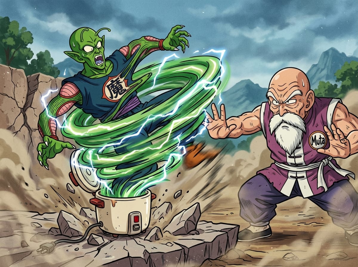 Defeating King Piccolo with the Mafuba