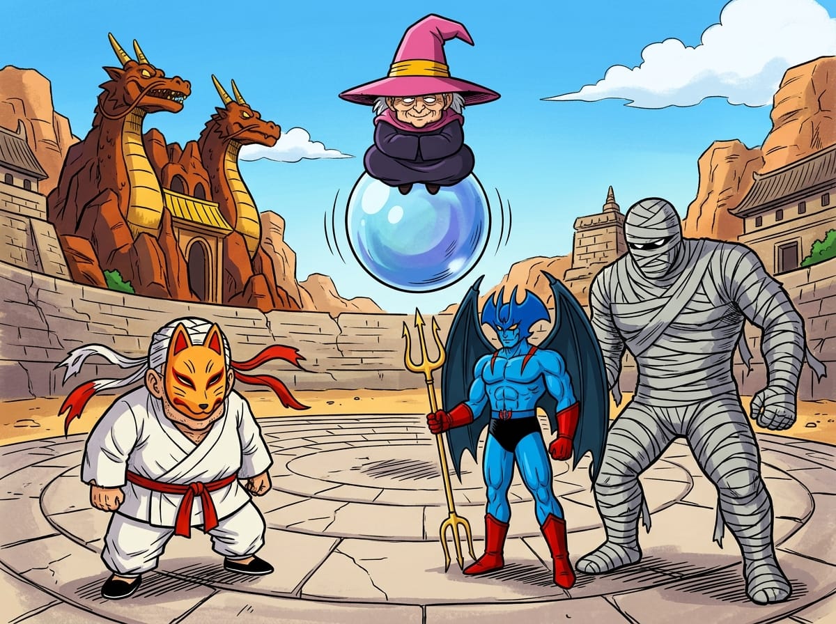 Fortuneteller Baba Tournament and Ghostly Warriors