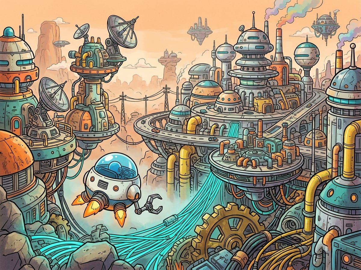 High Tech Landscapes and Mechanical Environments