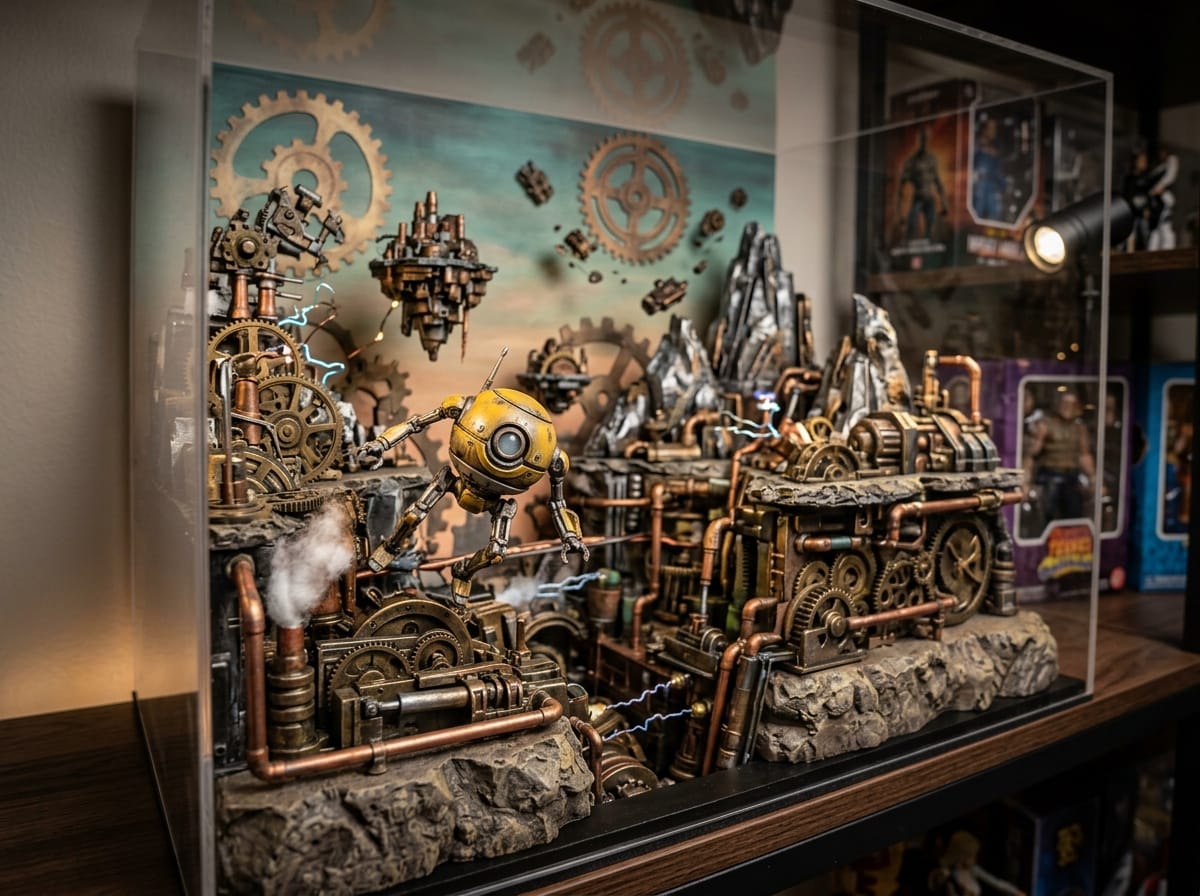 Mechanical Landscapes and Gravity of Planet Techne