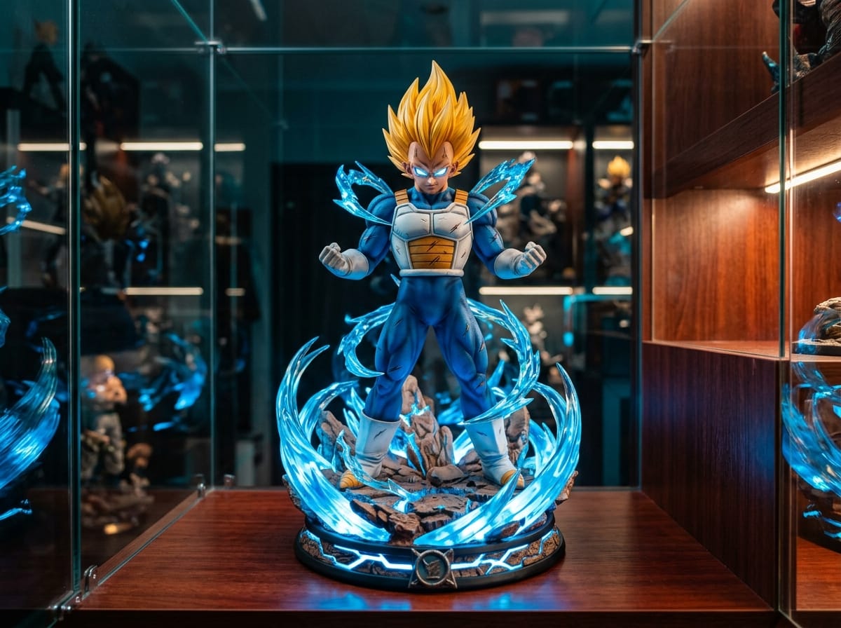 Premium Super Saiyan Statues With LED Effects