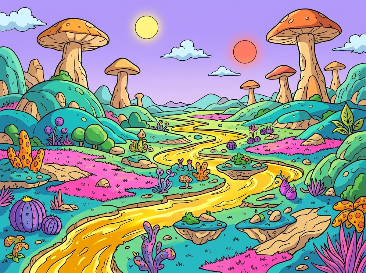 The Geographical Landscape of Planet Beebi