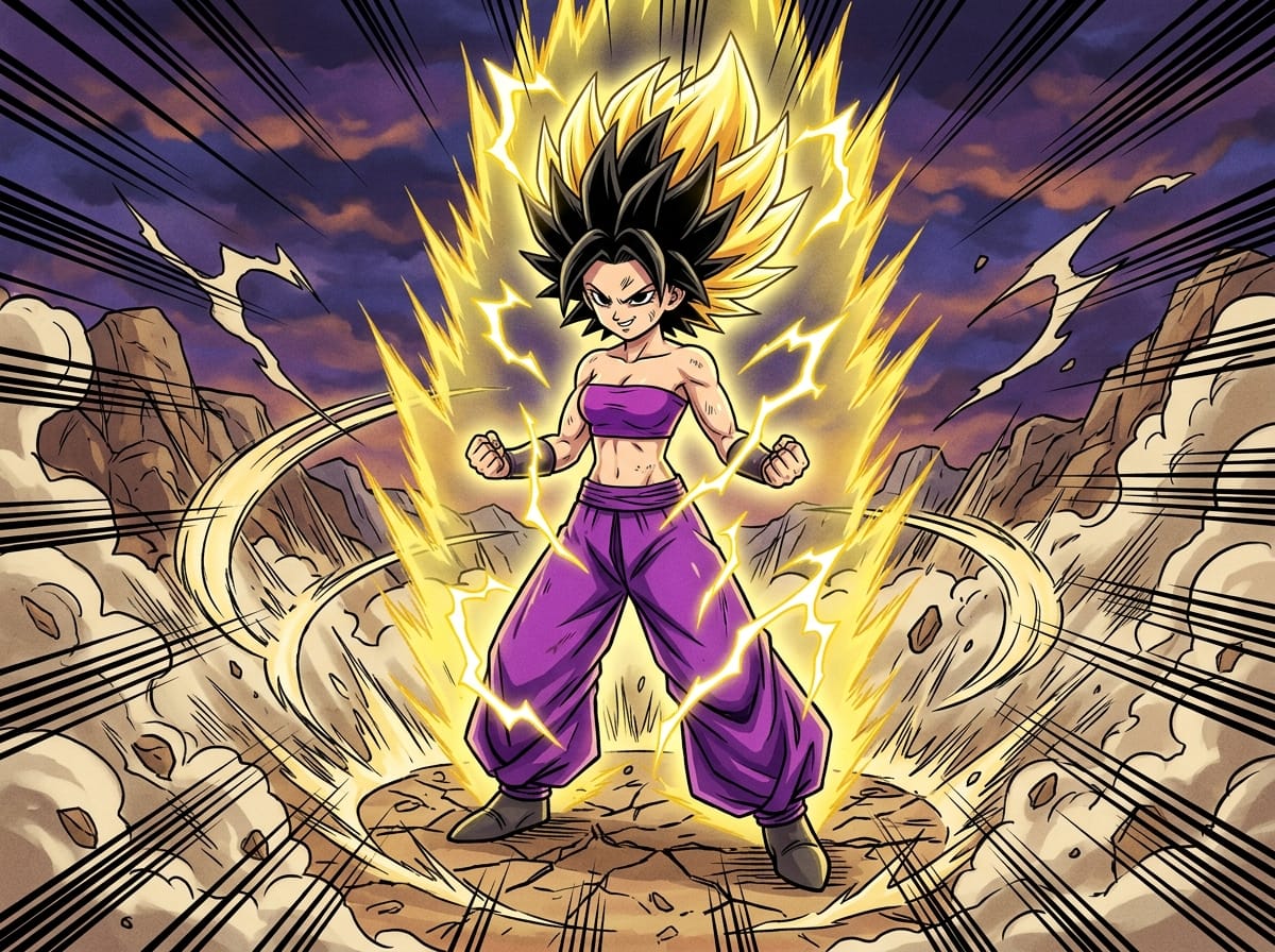 Breaking Barriers as the First Female Super Saiyan