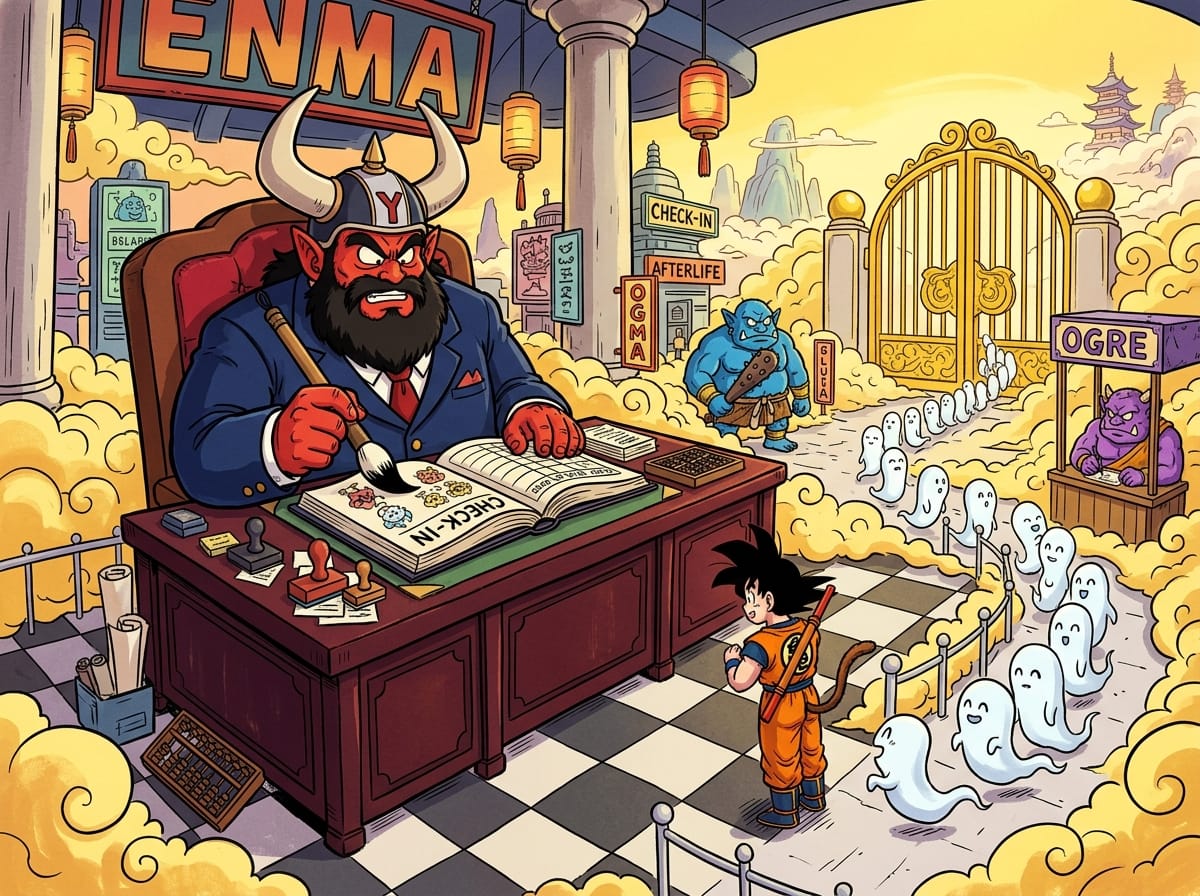 King Yenma as the Gatekeeper for Heroes