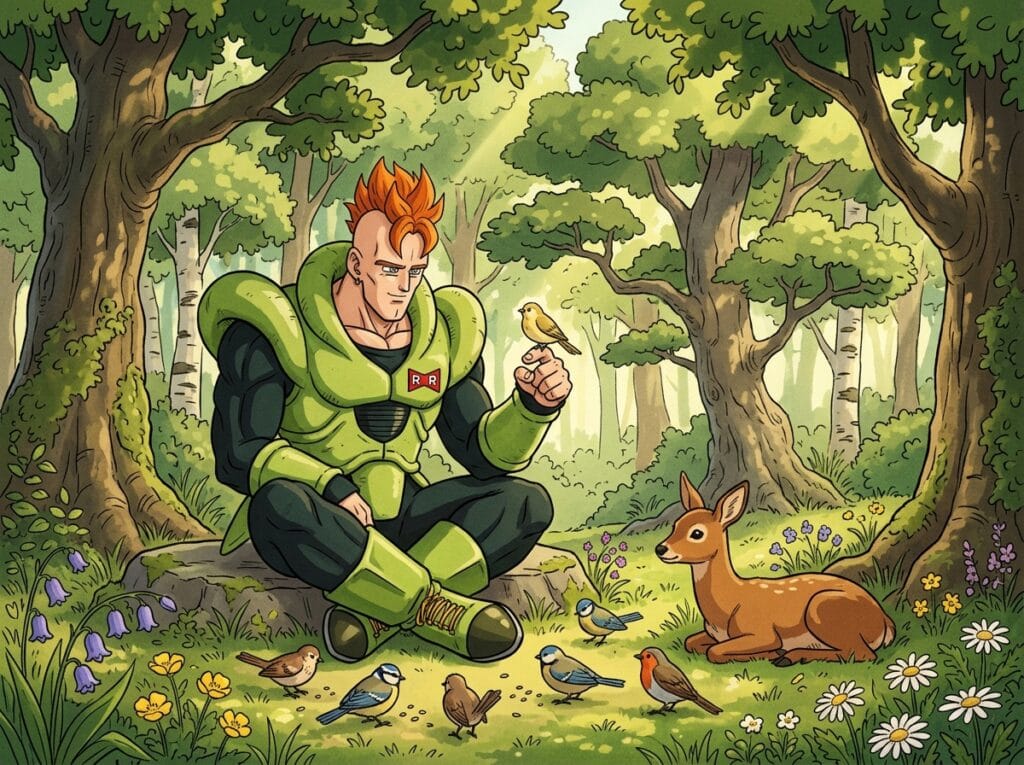 the gentle soul of android 16 nature 1779805012978