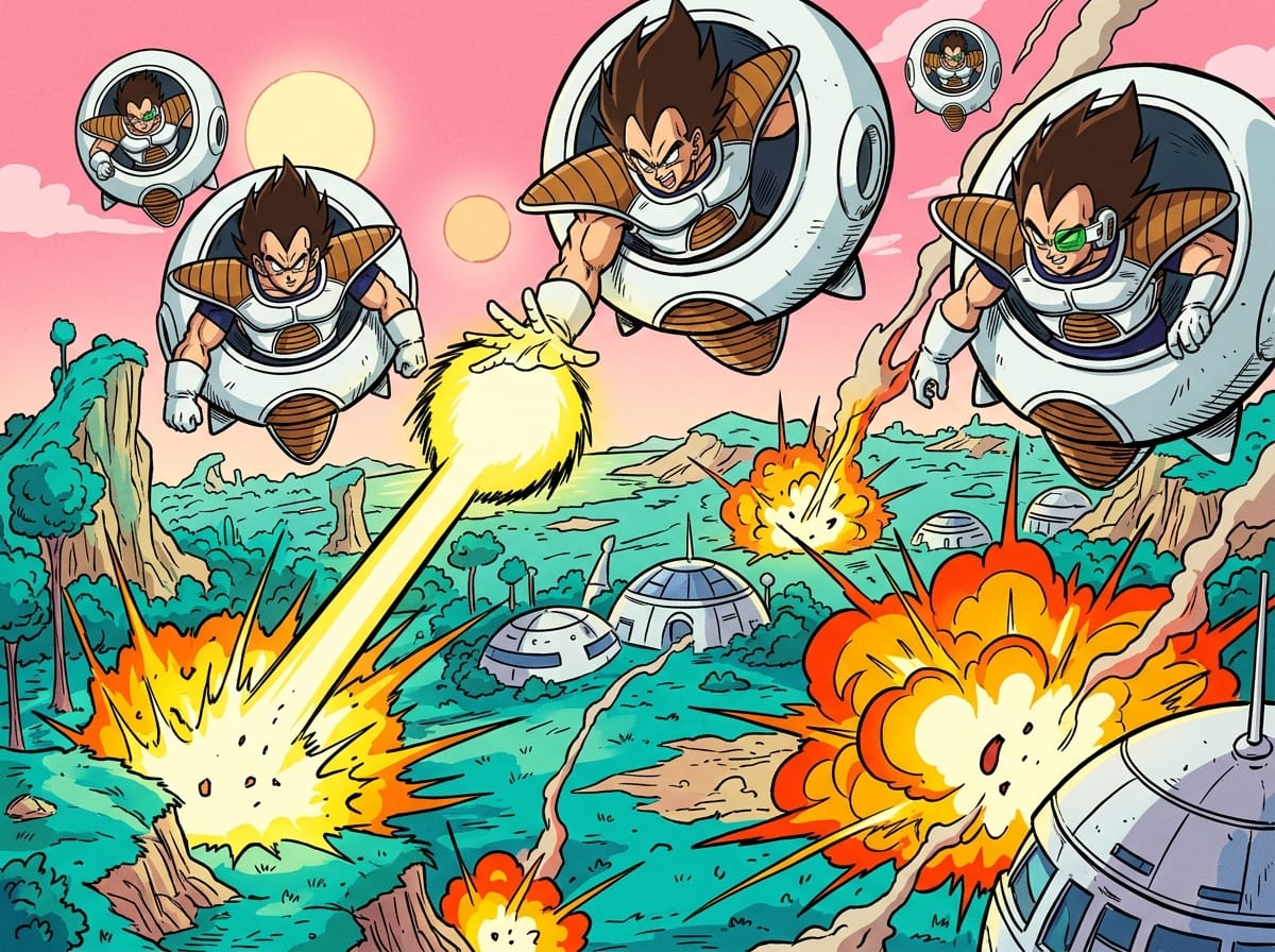 The Saiyan Invasion of Planet Paphos