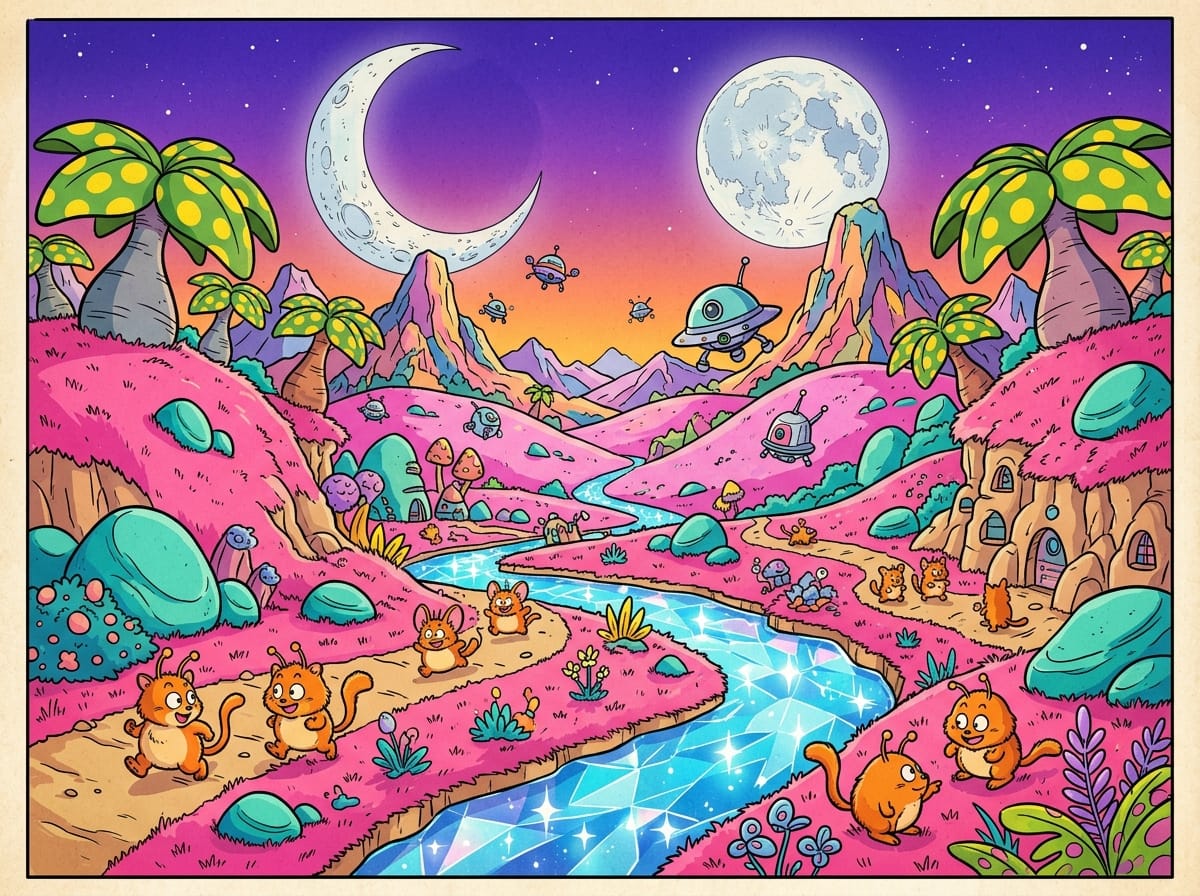 The Technicolor Environment of Planet Momoclo