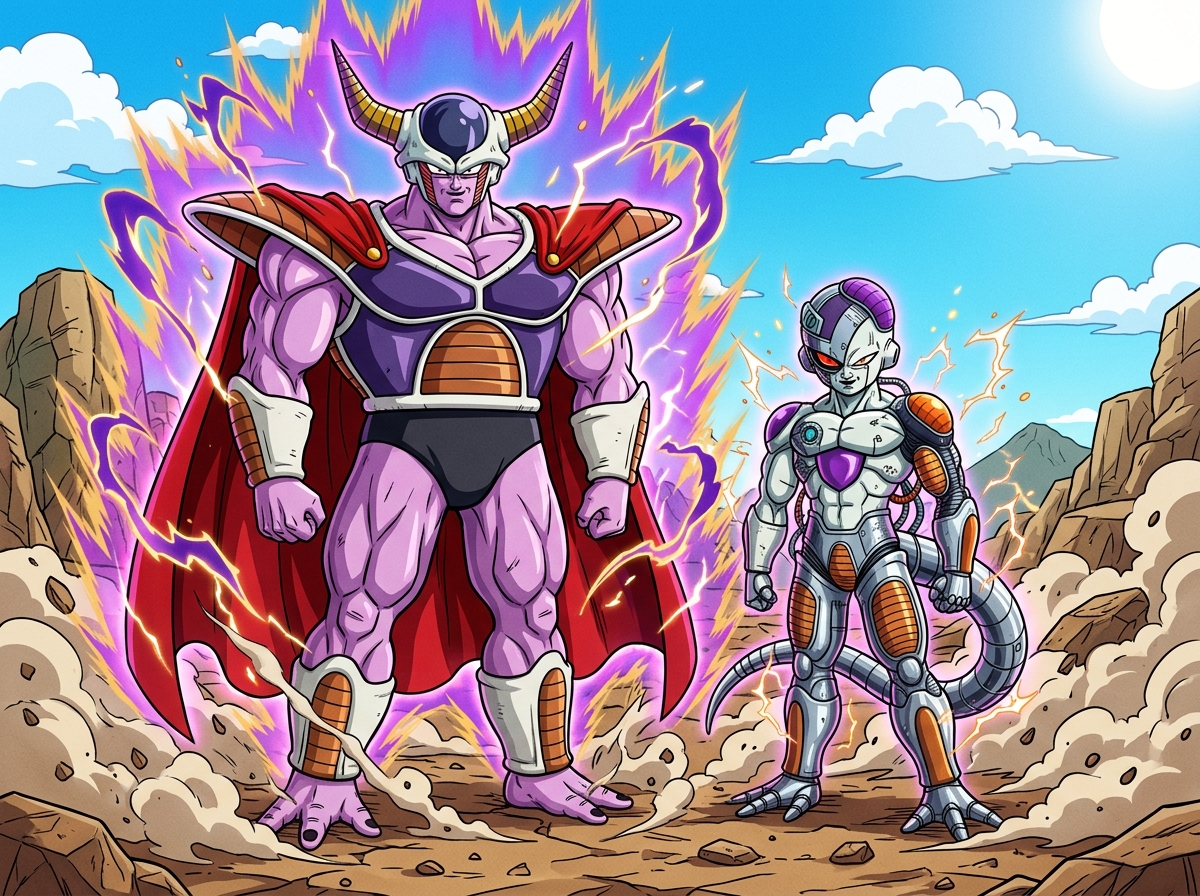 King Cold Versus Mecha Frieza On Earth