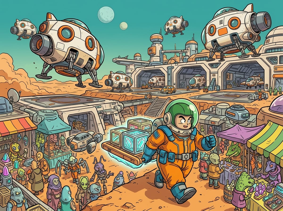 The Intergalactic Delivery Economy of Planet Monma