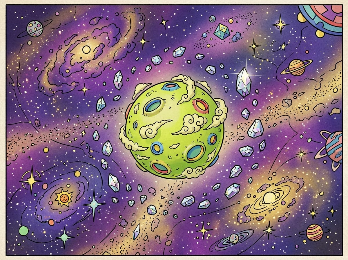 The Location of Planet Pimpiko in Universe Seven