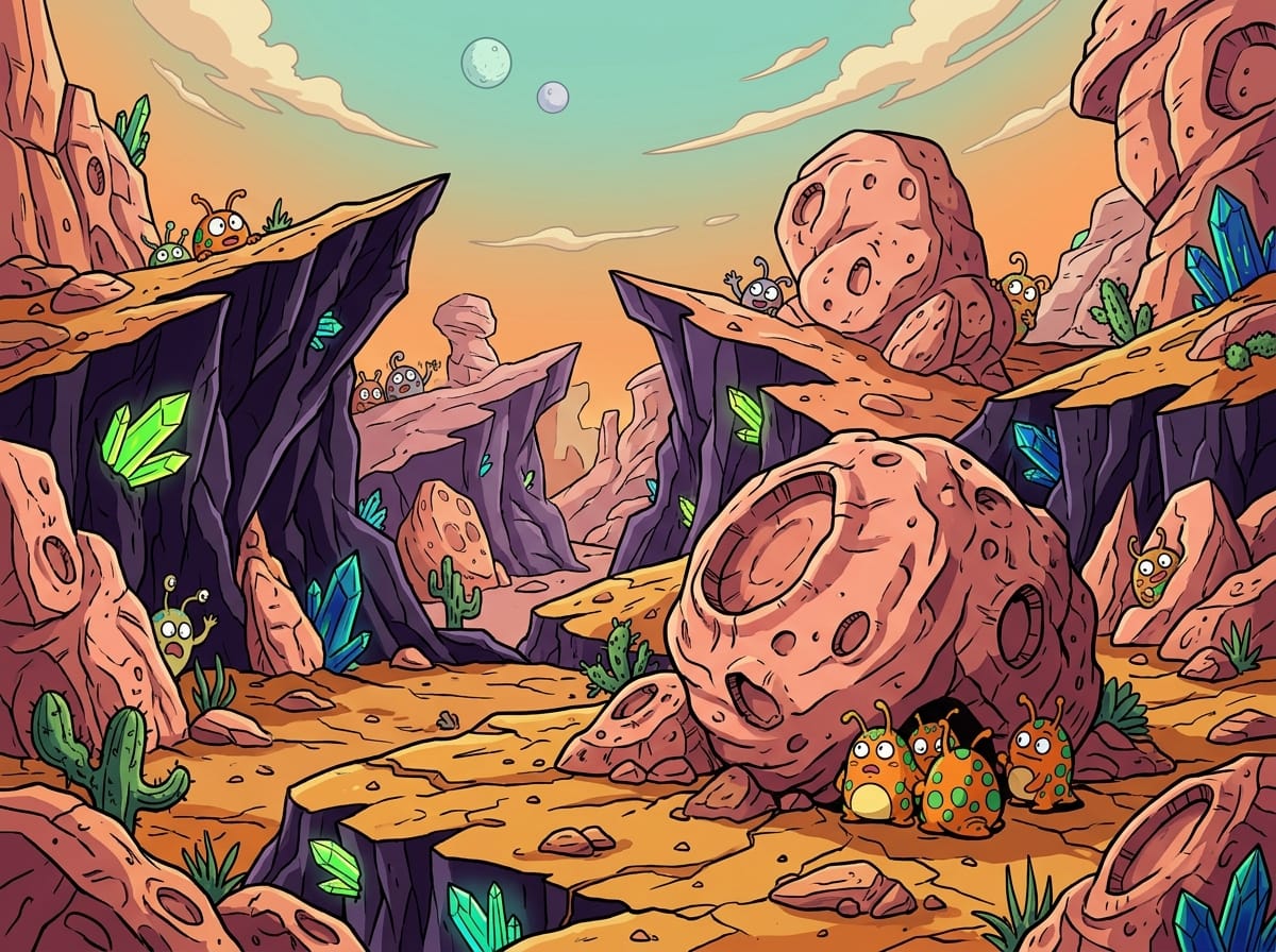 The Rocky Terrain of Planet Gasthu-Gum