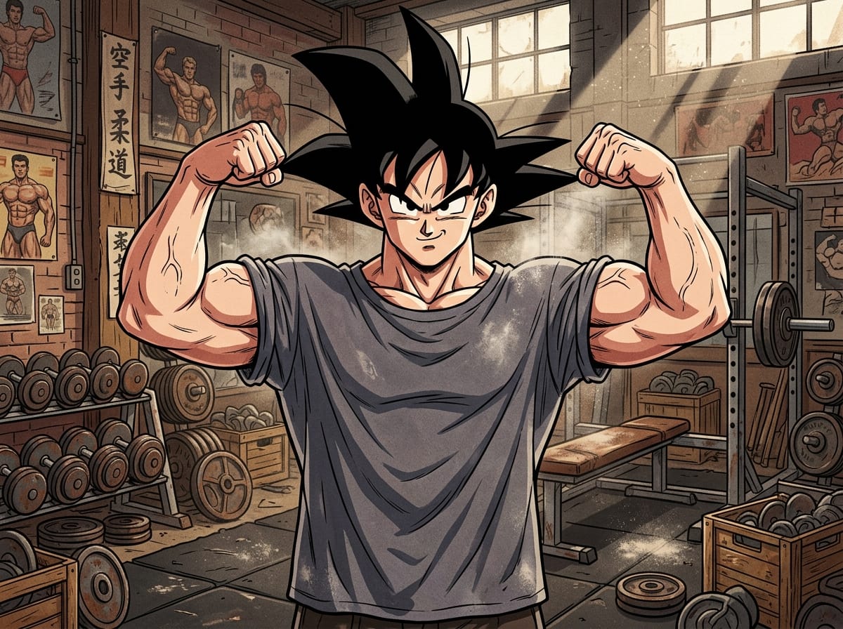 Heavyweight Goku Vintage Oversized Pump Covers