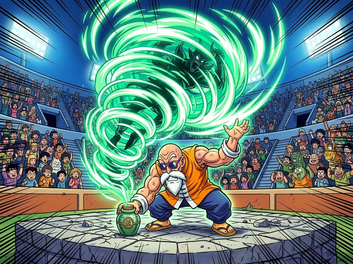 Master Roshi Tactical Mastery In The Tournament