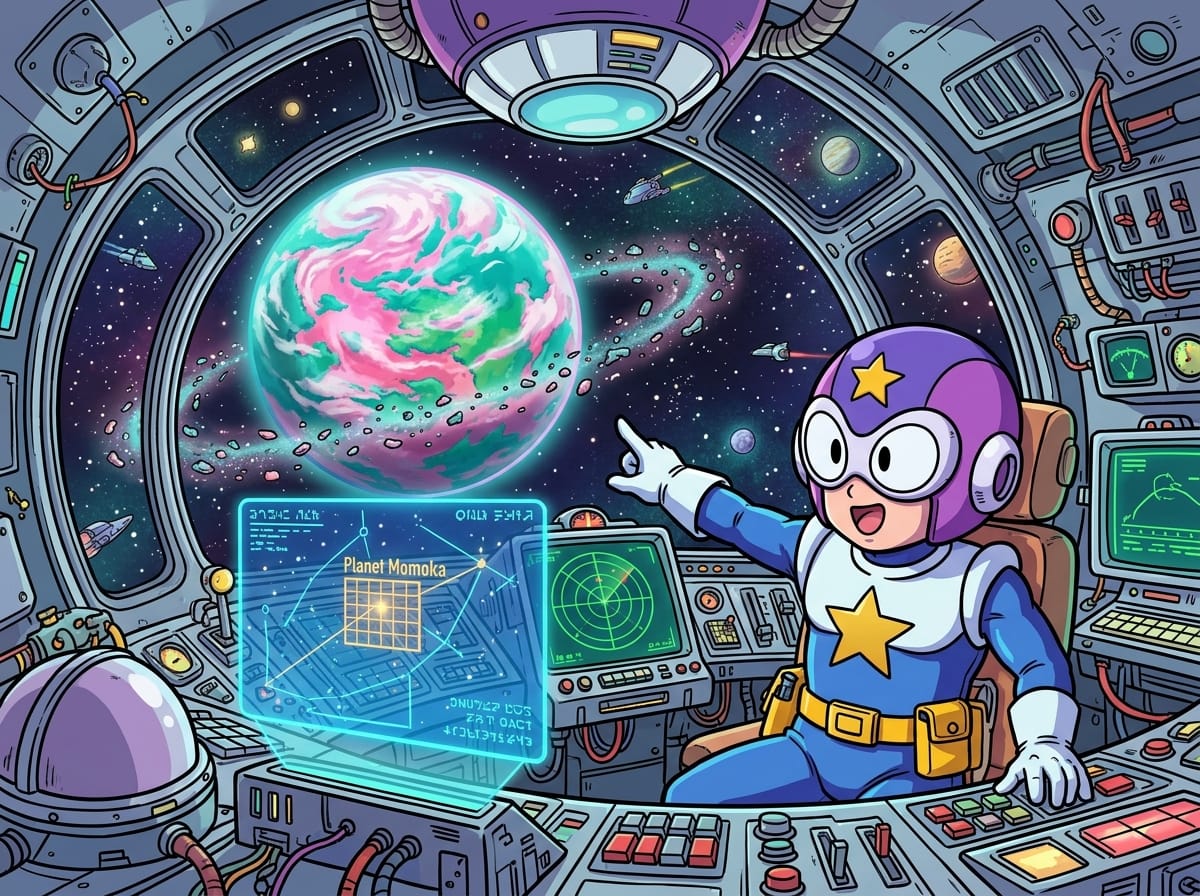 Planet Momoka within Galactic Patrol Jurisdiction