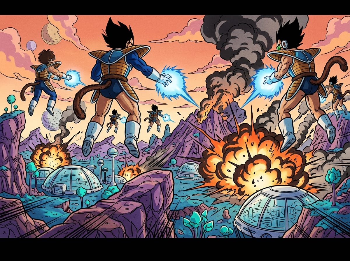The Saiyan Conquest of Planet Pabblow