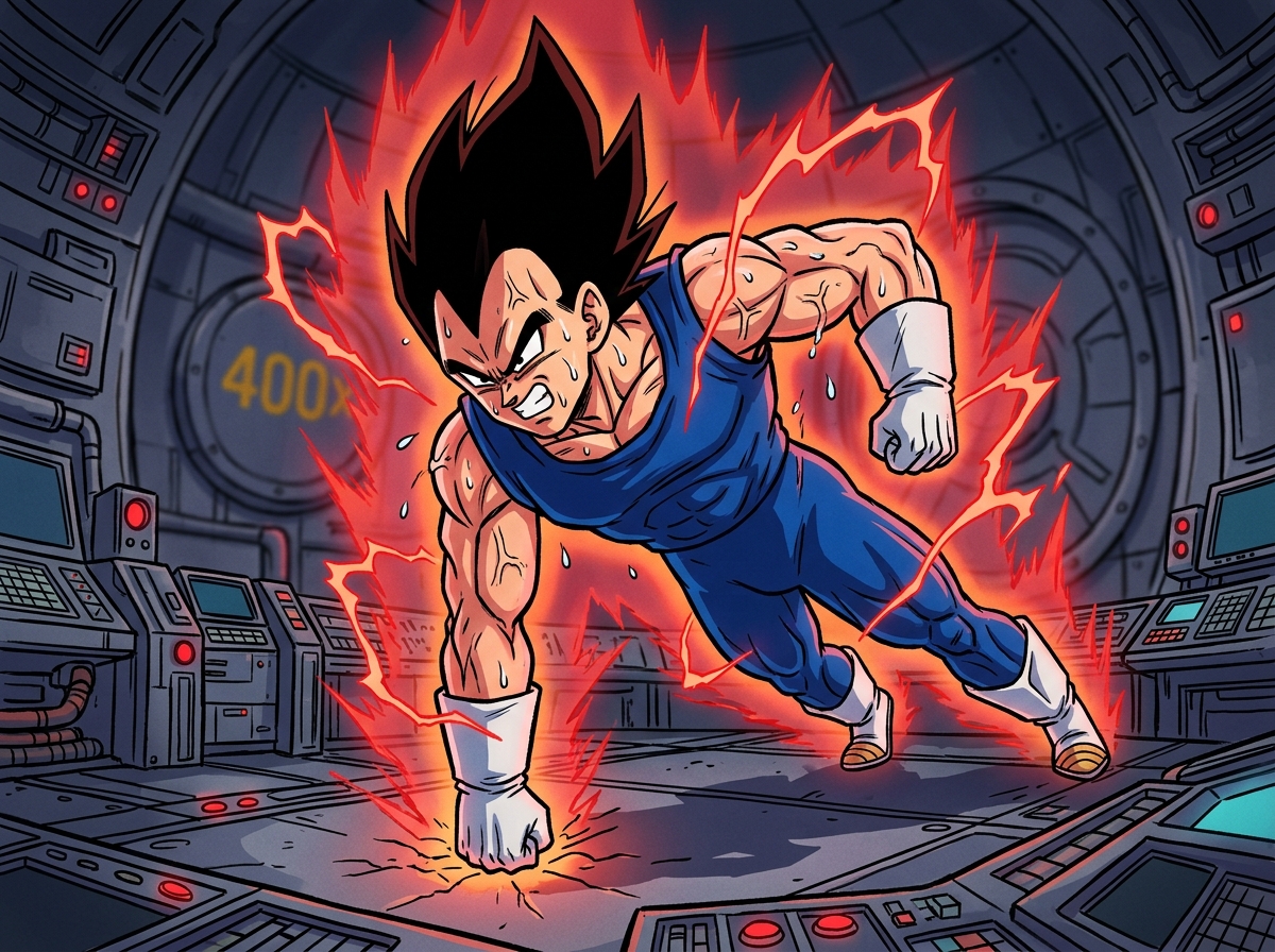 Vegeta High Intensity Gravity Room Regimen