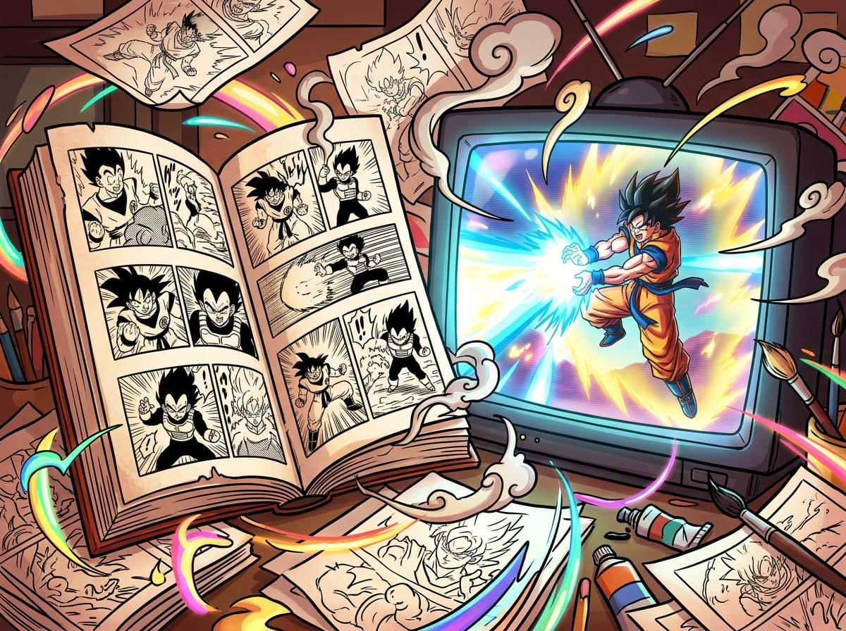 Choosing Between Dragon Ball Manga And Anime