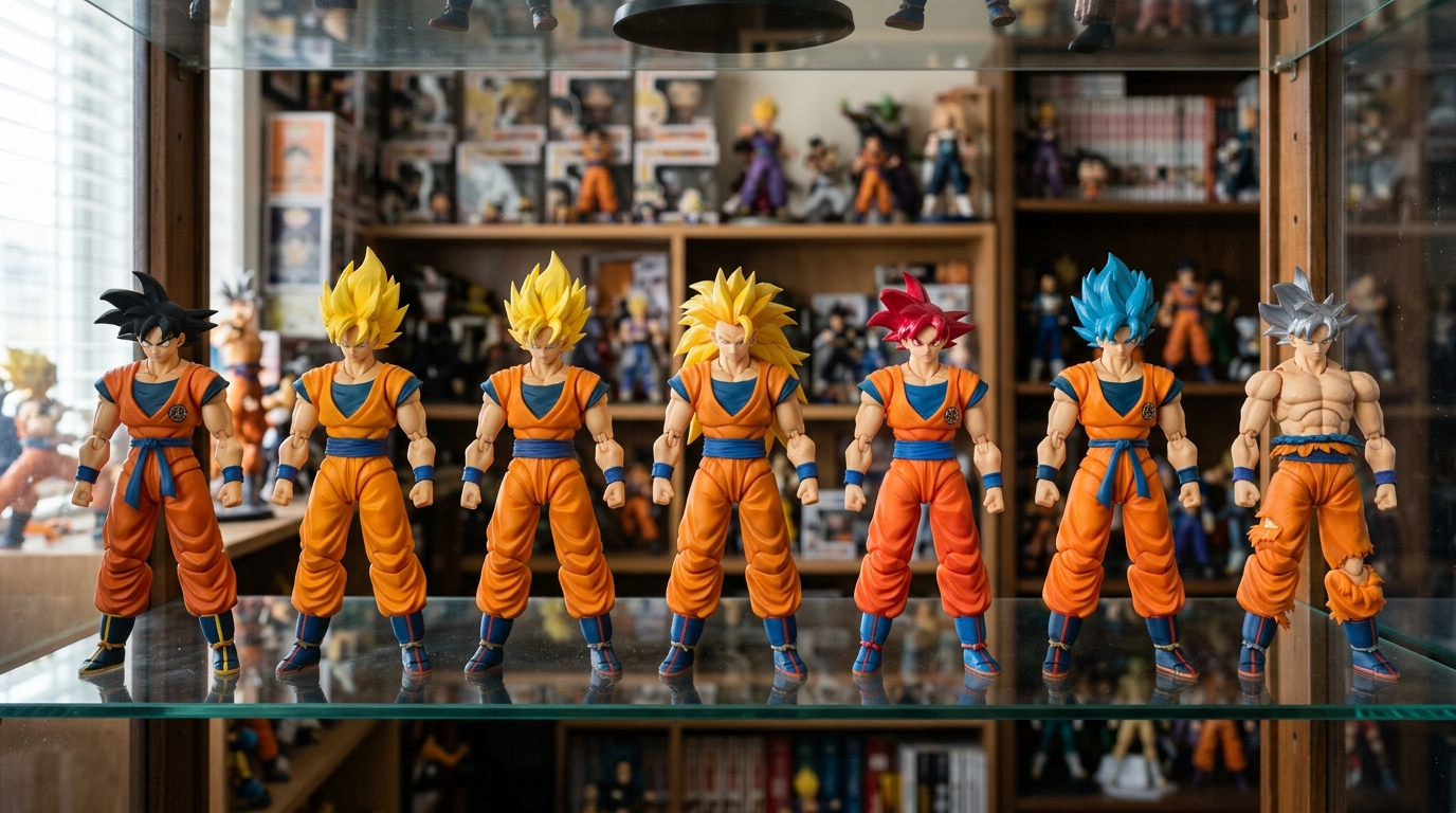 S.H. Figuarts Goku Comparison Table