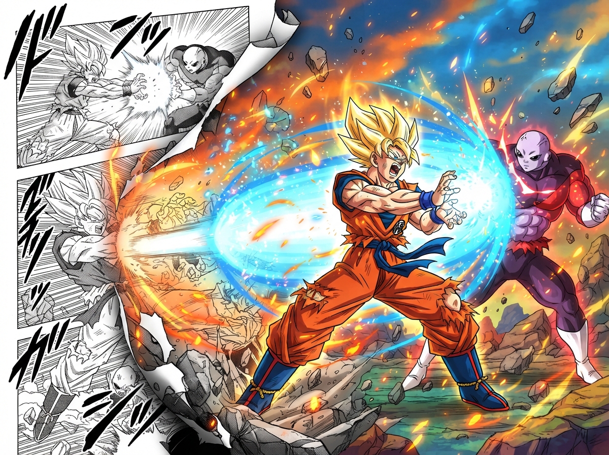 Dragon Ball Super Manga Versus Anime