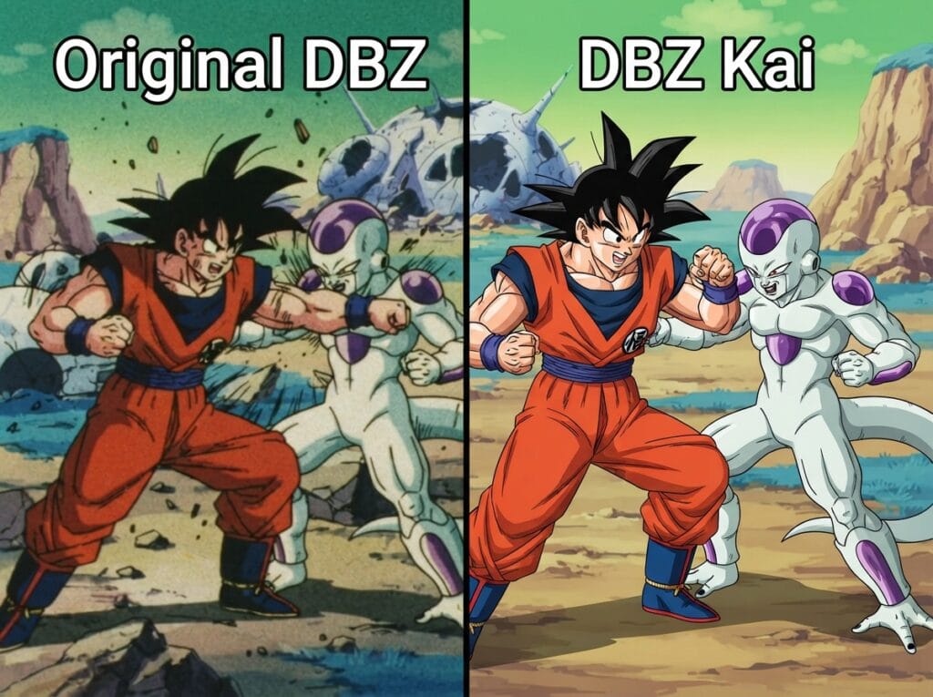 dragon ball z kai differences what changed from th 1789482063715