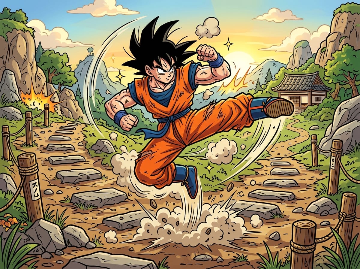 Goku’s Martial Arts Training Path