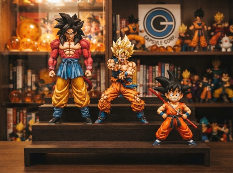 dragon ball figure scale sizes ratios and display 1790951231240