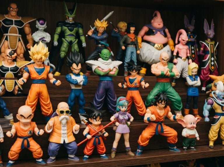 dragon ball figure scales sizes ratios and display 1791382804827