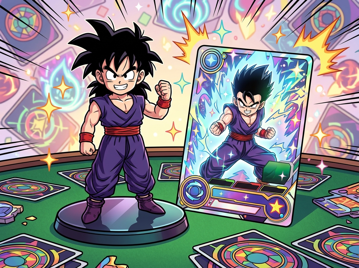 Gohan Gohan Figures and Card Game Appearances