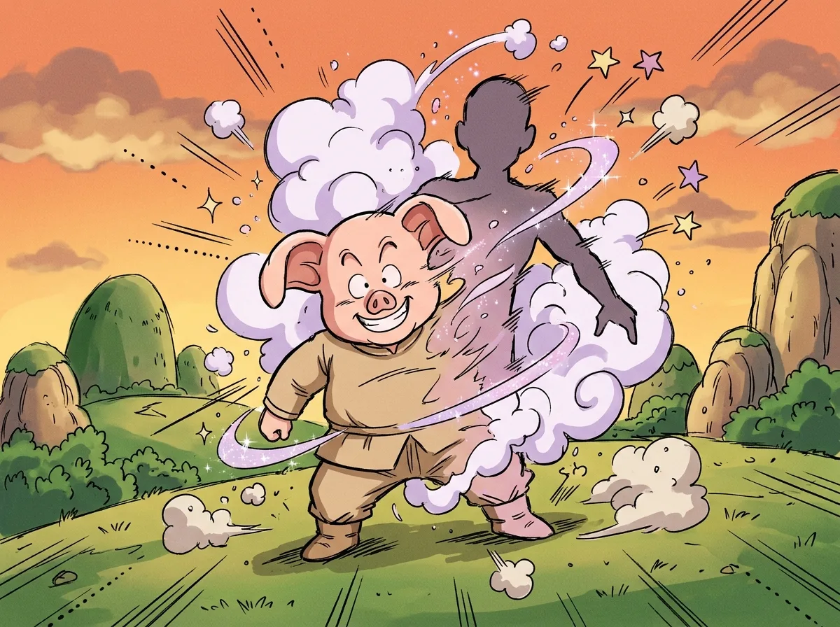 How Does Oolong's Shapeshifting Work?
