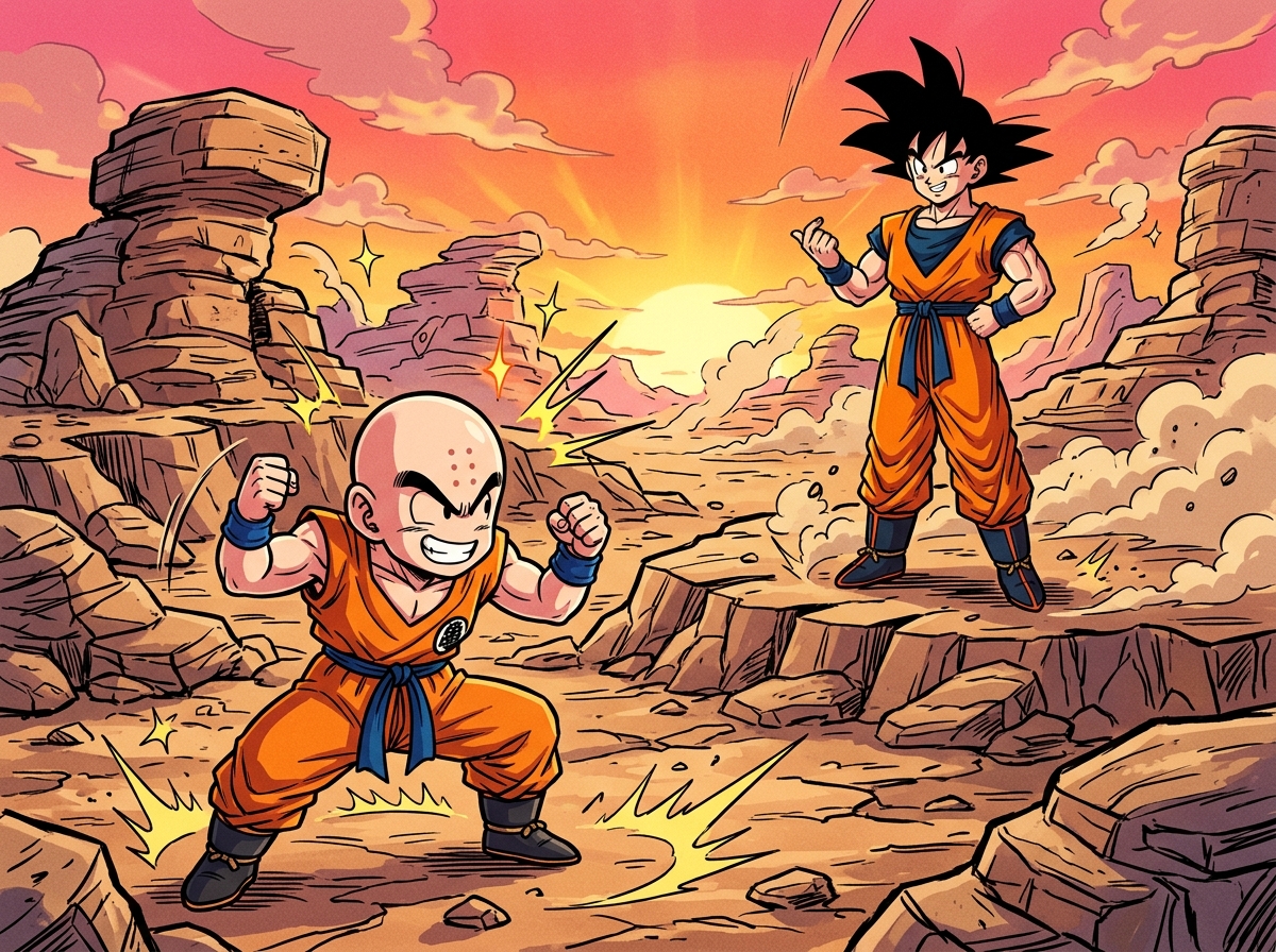 Krillin How Strong Is Krillin Compared to Goku?