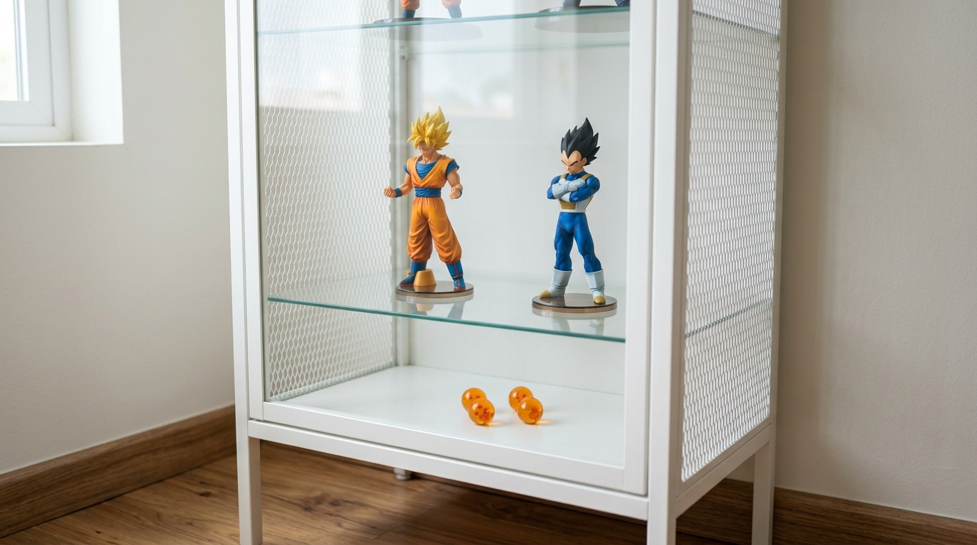 IKEA BAGGEBO Glass-Door Cabinet for Small Collections