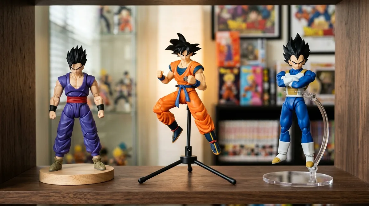 Best Dragon Ball Figure Stands for Posing and Display Side-by-Side Comparison of Dragon Ball Figure Stands