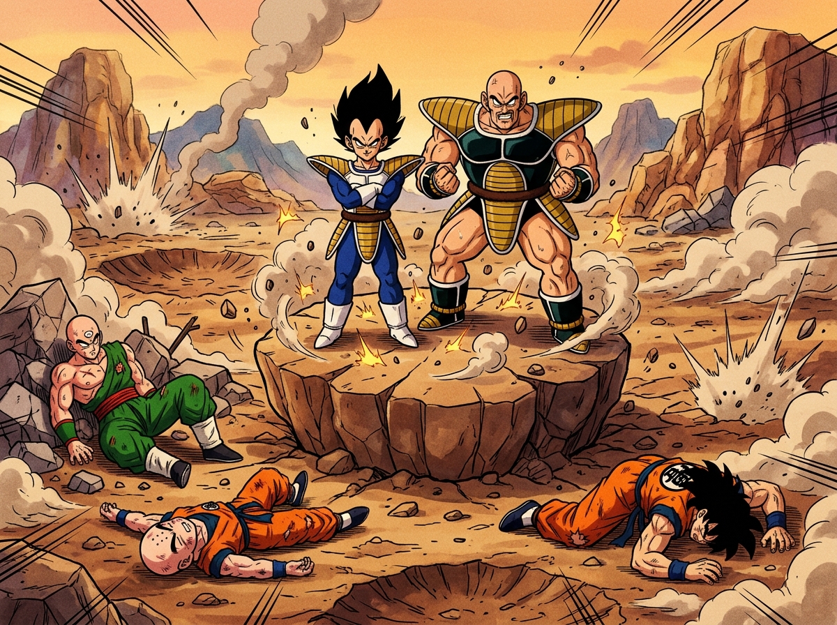 Saiyan Saga Events: A Beginner's Guide to the Major Battles and Turning Points Who Falls When Vegeta and Nappa Arrive?